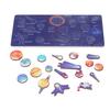 Wooden Solar System Assembling Matching Toy Astronomy Science Educational   Toy for Kids
