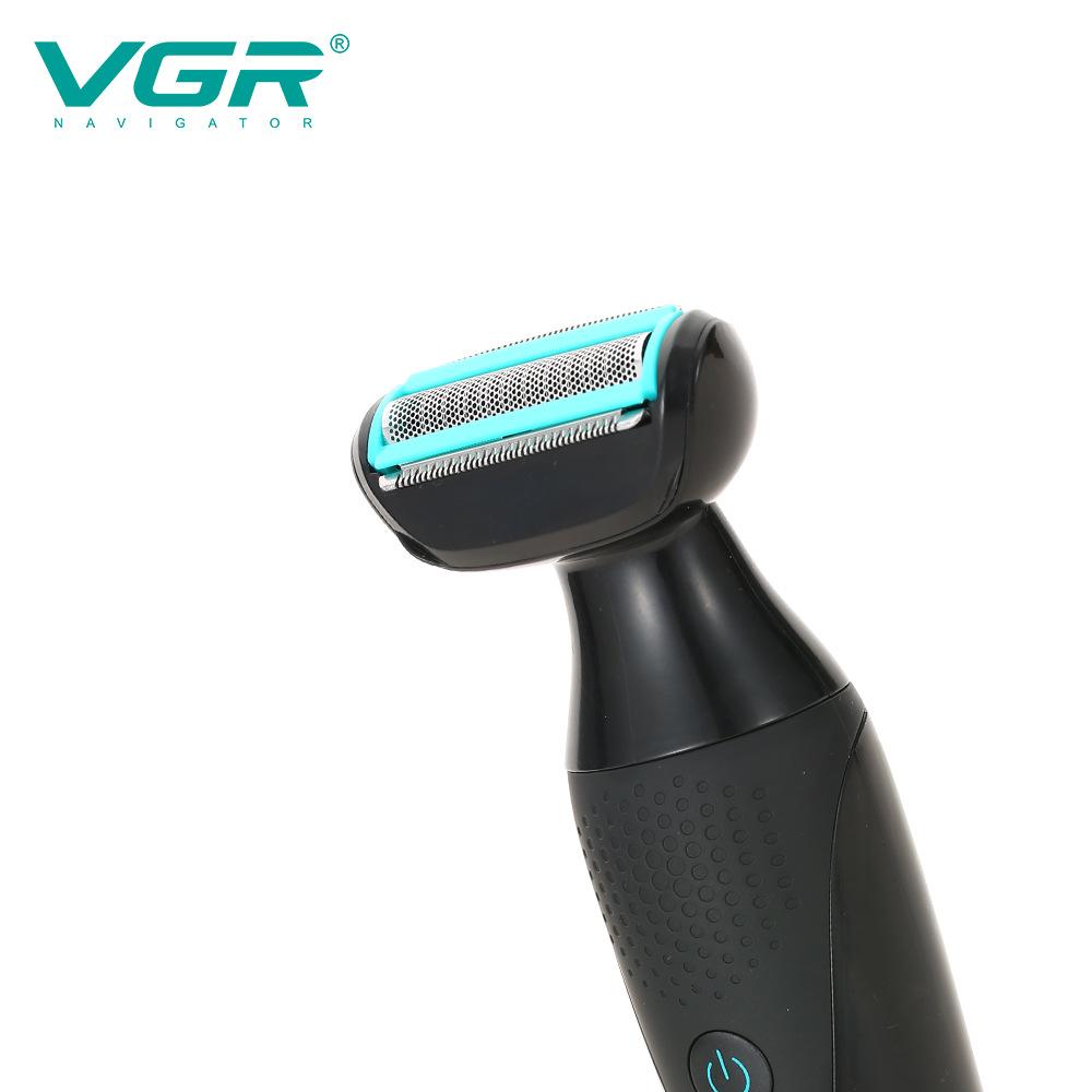 Original VGR V-601 Nuevo Portátil Retro para HOMBRE Multifuncional 2 en 1 Maquinilla de Afeitar IPX4 Lavable Recortador de Nariz Afeitadora para el Hogar y Dispositivo de Depilación
