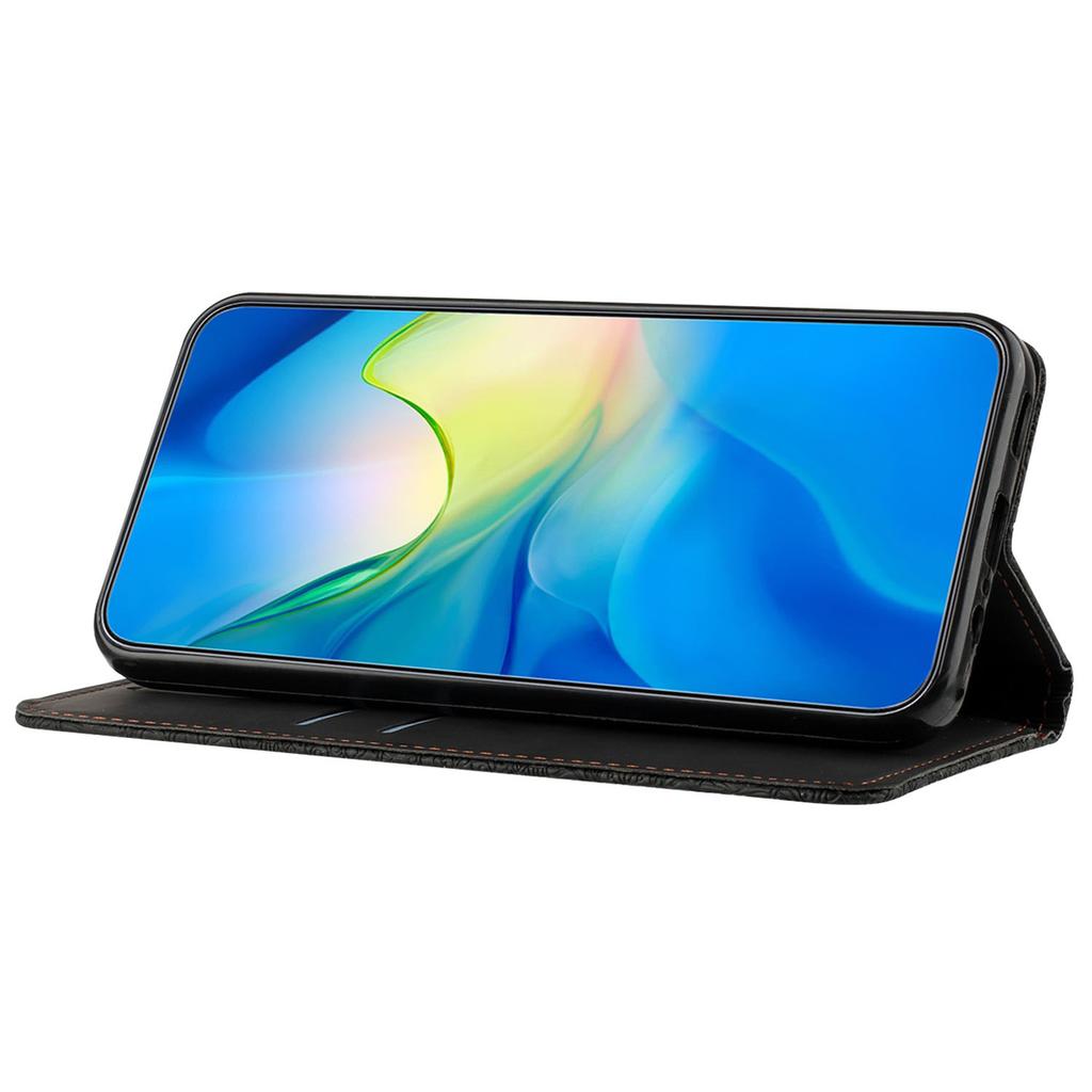 Magnetyczne etui na telefon Samsung Galaxy A35 5G z nadrukowanym skórzanym portfelem PU