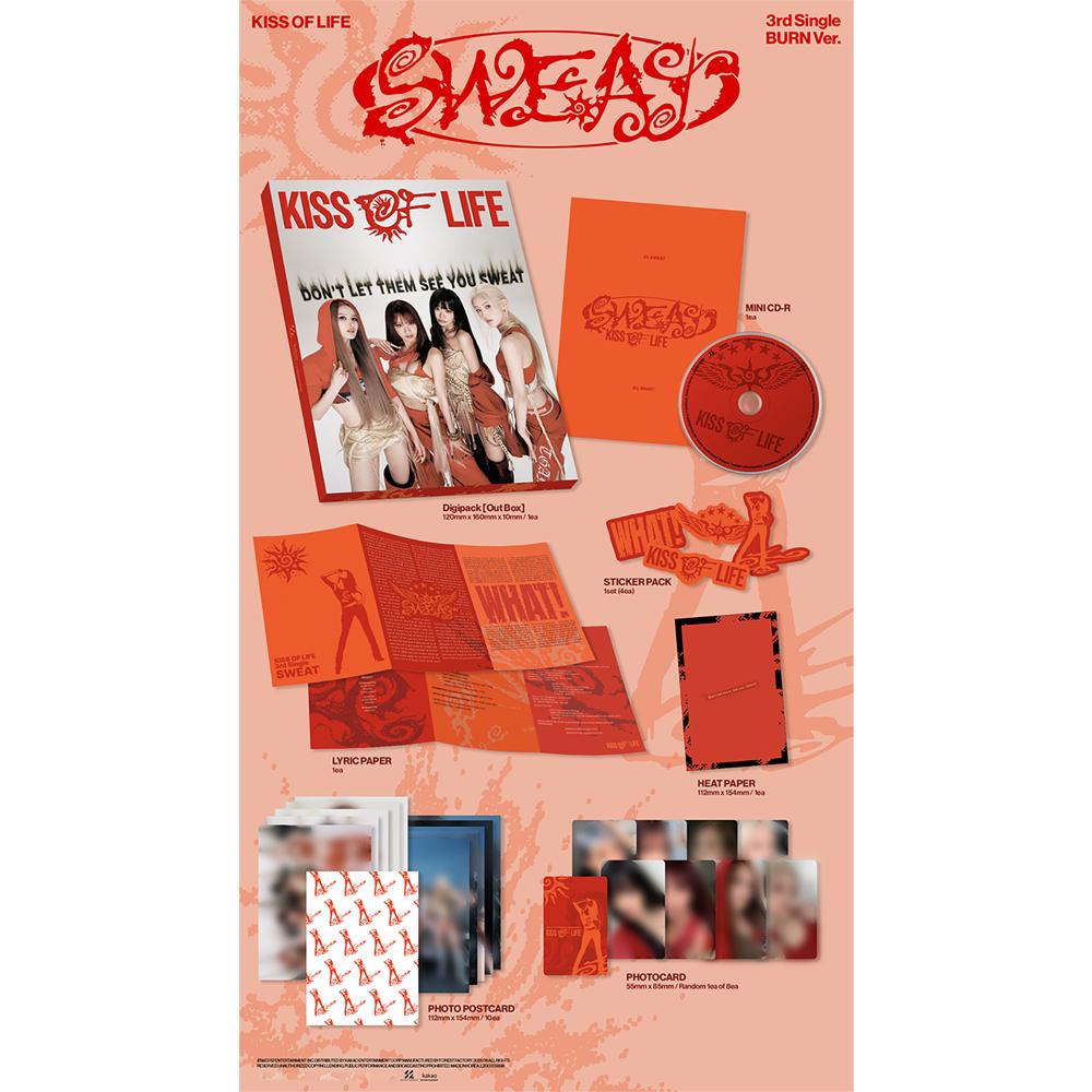 [Pre-order] KISS OF LIFE - 3rd Single : SWEAT