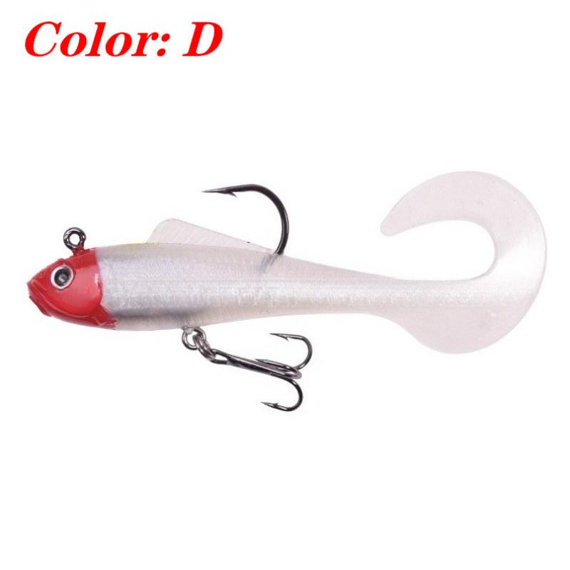 

Искусственные приманки Рыболовные снасти Мягкая силиконовая приманка для морского окуня Блесна Щука Карп Рыболовные приманки Свимбейт 90mm