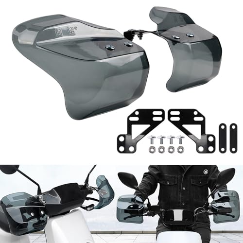 Renjzle Knuckle Guard for Motorcycles, Handguard, General Purpose, Windshield, Cold Protection, Stepping Rock, Rain