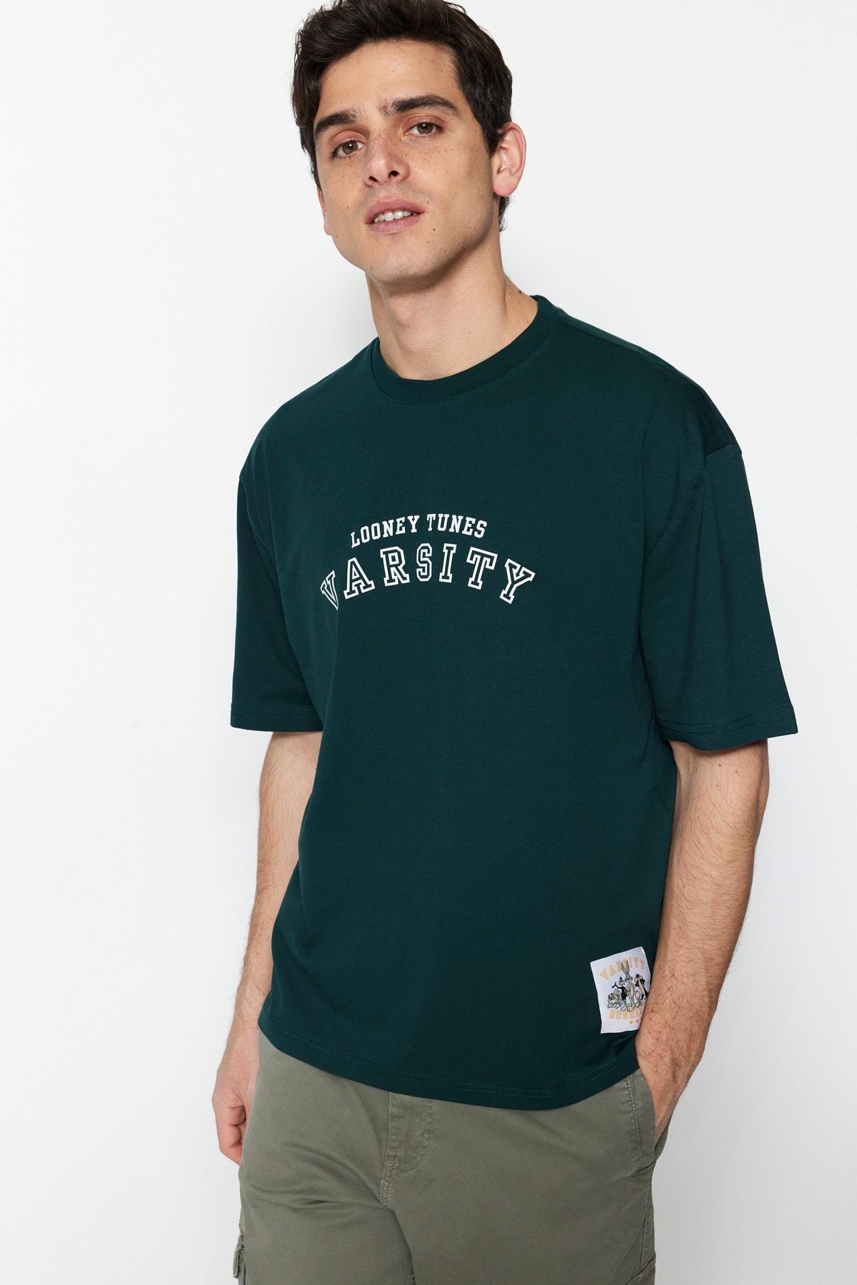 

Футболка - Зеленая - Свободный крой