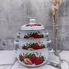Special Enamel 3-piece Rain Hand Pot Set Enamel Soup Pot Enamel Pot Enamel Noodle Cooking Pot Enamel Milk Pot Cookware Hot Pot