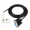 DB9 to RJ9 Adapter Cable 4P4C Phone Crystal Head Pin Serial Port RS232 Connection Cable Signal Cable