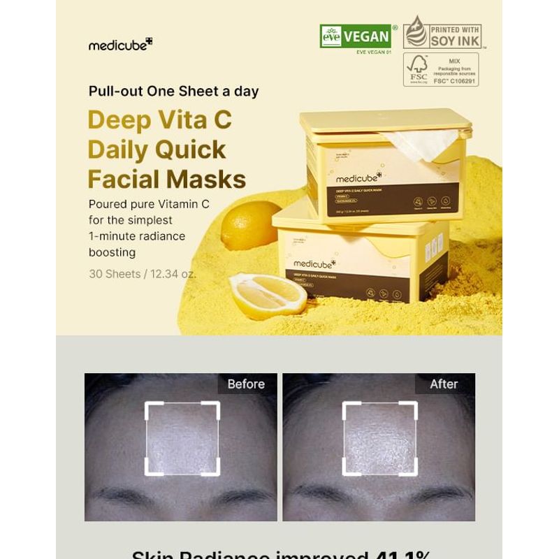 Medicube Maska Deep Vita C Daily Quick