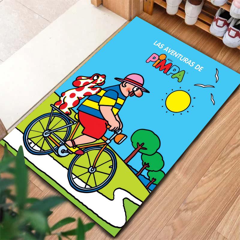 Pimpa Carpet Rug for Living Room Bedroom Home Sofa Decoration,Kids play Nonslip Floor Mat