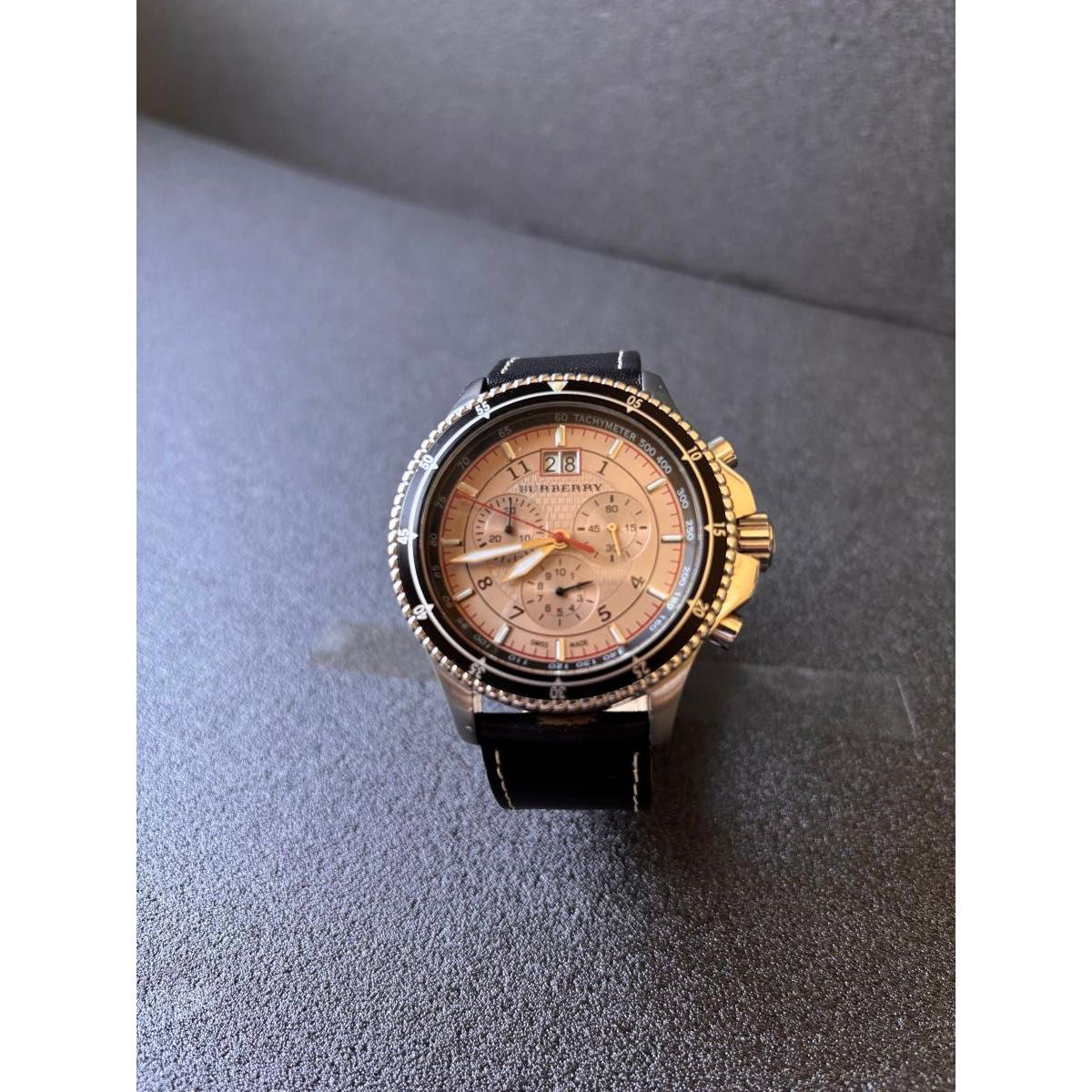 Used Burberry BU7600 Chronograph Big Date
