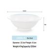 Imitation Porcelain Melamine Ramen Bowl - Large Douli Hat Design for Soup, Mala Tang, Rice Noodles