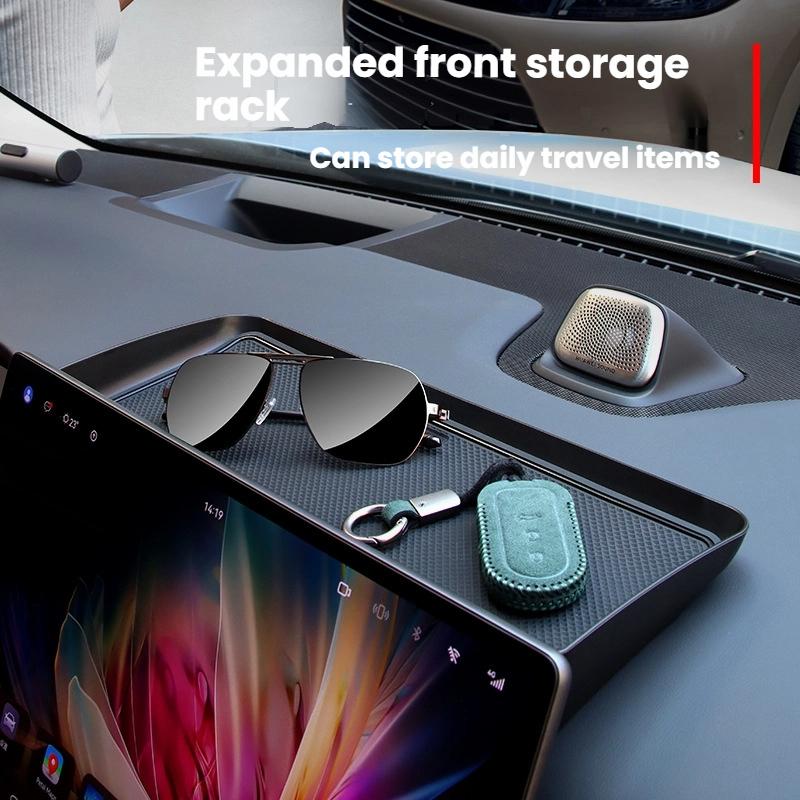 For Aito M7 M5 Center Console Screen Rear Tissue Storage Box ETC Bracket Car Interior Center Console