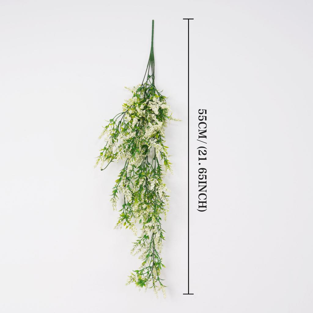 Artificial Hanging Flowers Fake Vine Garland Plants Hanging Baskets Garden Decorfor Home Wedding Party Outdoor Yard Wall