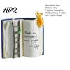 Niche Design Desktop Decor Book Shaped Flower Pot Creative Planter with Ladder Puppy And Bird for Unique Desk Ornament Succulents & Small Plants,