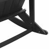 Adirondack Swing Chair Black 92 x 73.5 x 92 cm HDPE