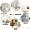 1Pcs Anti Fatigue Kitchen Rugs, Flowers and Plants  Print Waterproof Non-Slip Thick Cushioned Kitchen Mat Heavy Duty Comfort Standing Mat for Kitchen