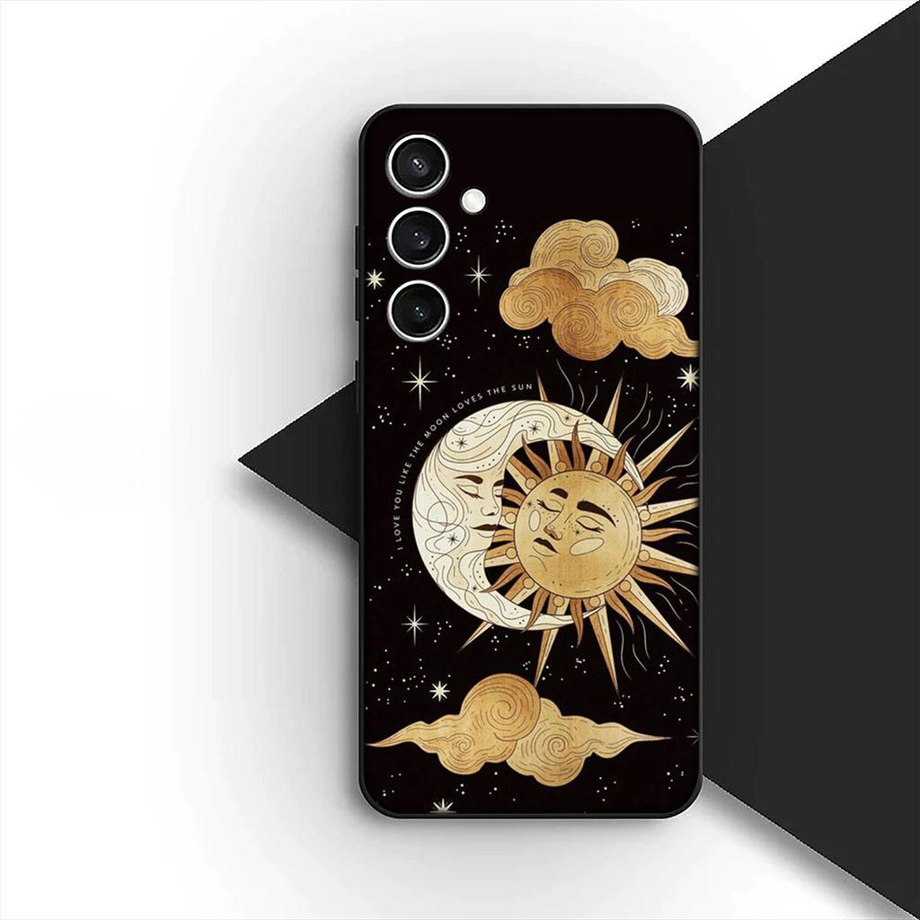Protective Cover Sun Moon Funny Face Stars for Huawei P30 P20 Mate 20 10 Pro Lite Y7A Y8S Y7 Y9 Prime 2019 Phone Case