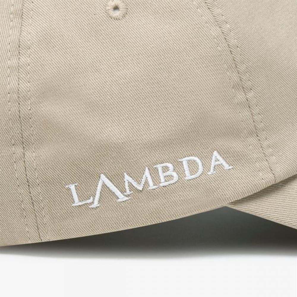 Lambda Golf Cap Classic Polo Cap Beige 26981
