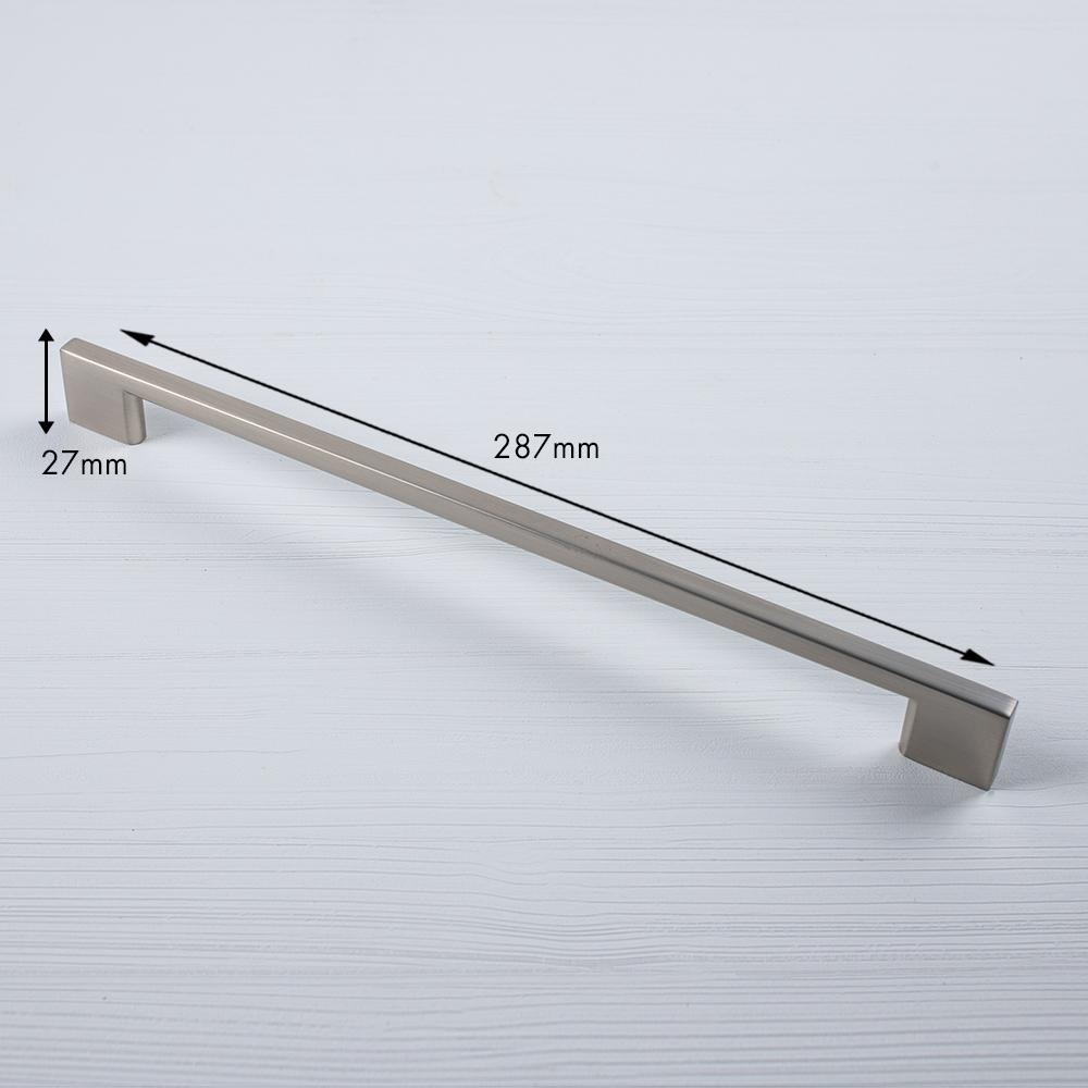 Ferro Fiori Zamak Bracket Handle Pulls for Kitchen and Cabinet, Aluminium, Nickel, Chrome Cabinet and Drawer Pulls