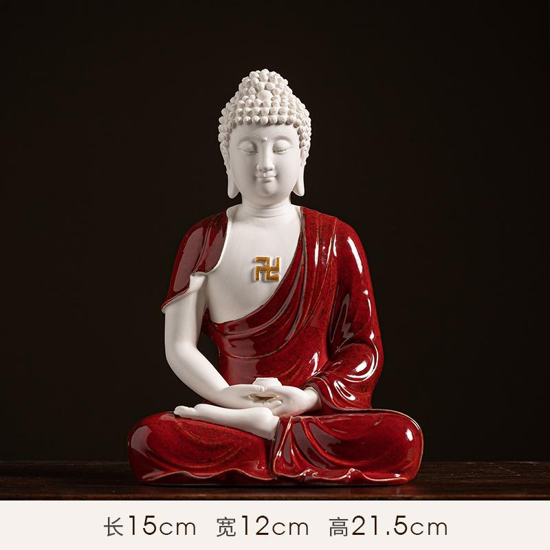 Tathagata Buddha Statue Sakyamuni Buddha Statue Customized Incense Porch Home Decor Buddha Sculpture FENG SHUI Home Decor