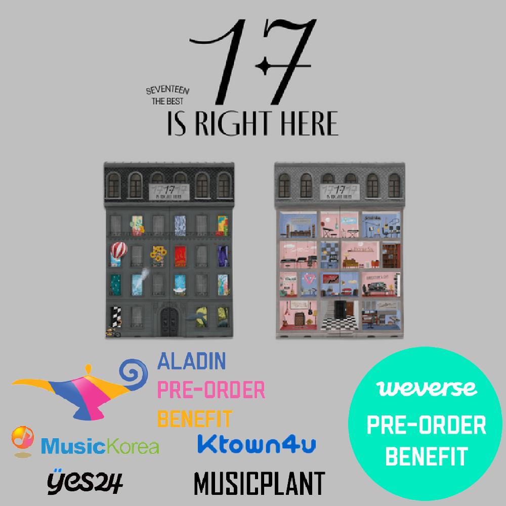 

Оформите предзаказ SEVENTEEN Best Album 17 IS RIGHT HERE, 2 версии Set & POB