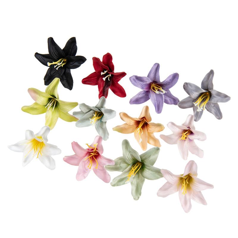 Simulazione Gigli Fiori Finti Oggetto di Scena per Riprese Fiori di Seta Copricapo Accessori per Capelli Materiale Accessori Fatti a Mano Fai da Te Matrimonio Decorazione Casa