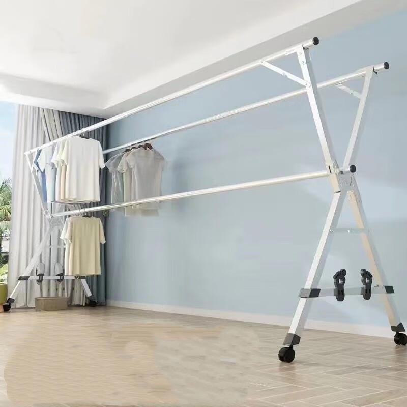 miflame 2.0m Foldable Steel Clothes Drying Rack
