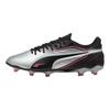 Puma King Match FG/AG Fashion Comfortable Versatile Trendy Fabric Football Shoes Unisex Football Shoes Silver Black 108315-02