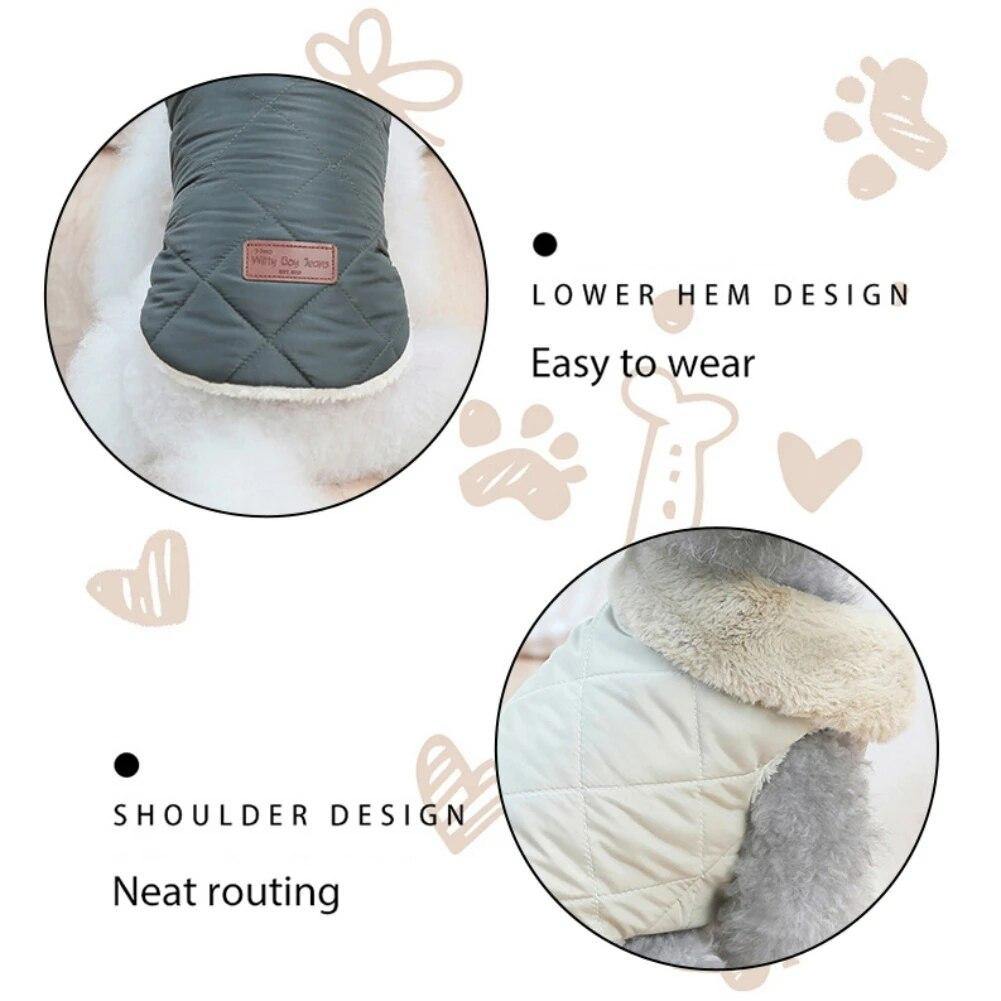Winter Warm Dog Clothes Pet Dog Jacket Waterproof Puppy Dog Coats for Small Medium Dog Chihuahua French Bulldog Pet Clothing