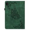 For Honor Pad X8a Case Butterfly Flower Imprint PU Leather Tablet Cover with Card Slots
