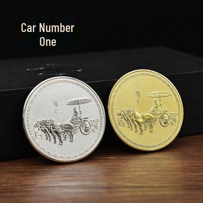 Terracotta Army Commemorative Coin - Qin Shi Huang Souvenir, Perfect for Gifts, Conferences, and Xi'an Tourism