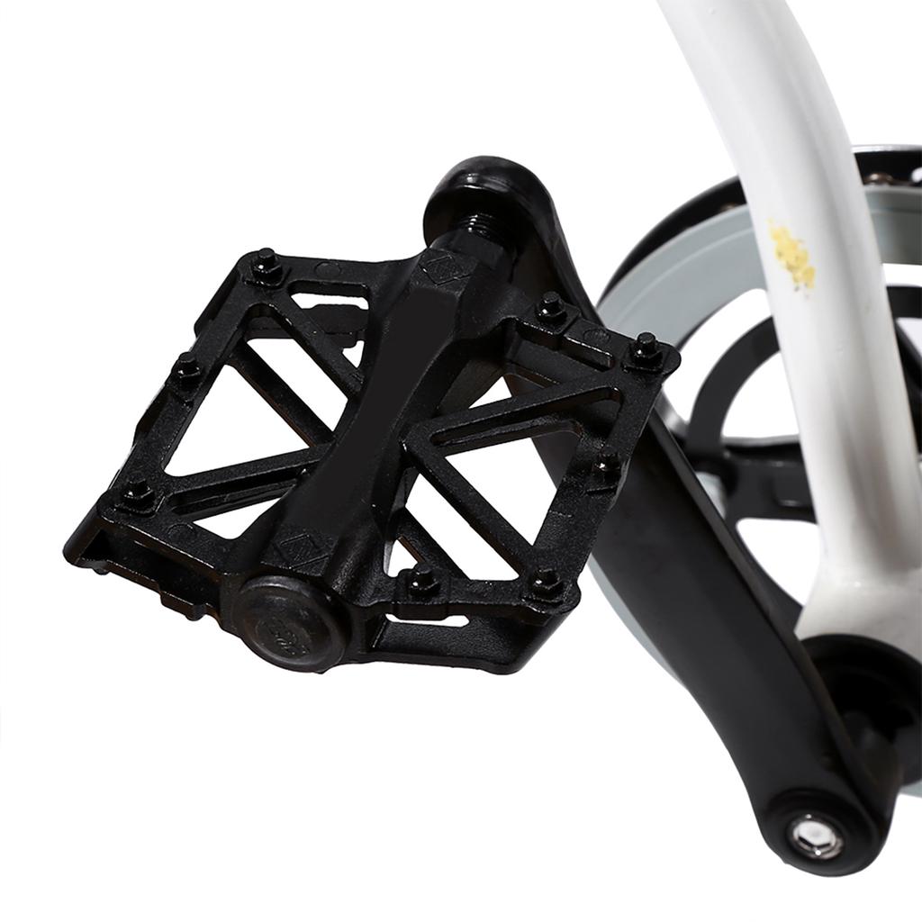 זוג פדלים לאופניים מאלומיניום קל משקל נגד החלקה לאופני הרים/כביש(שחור)