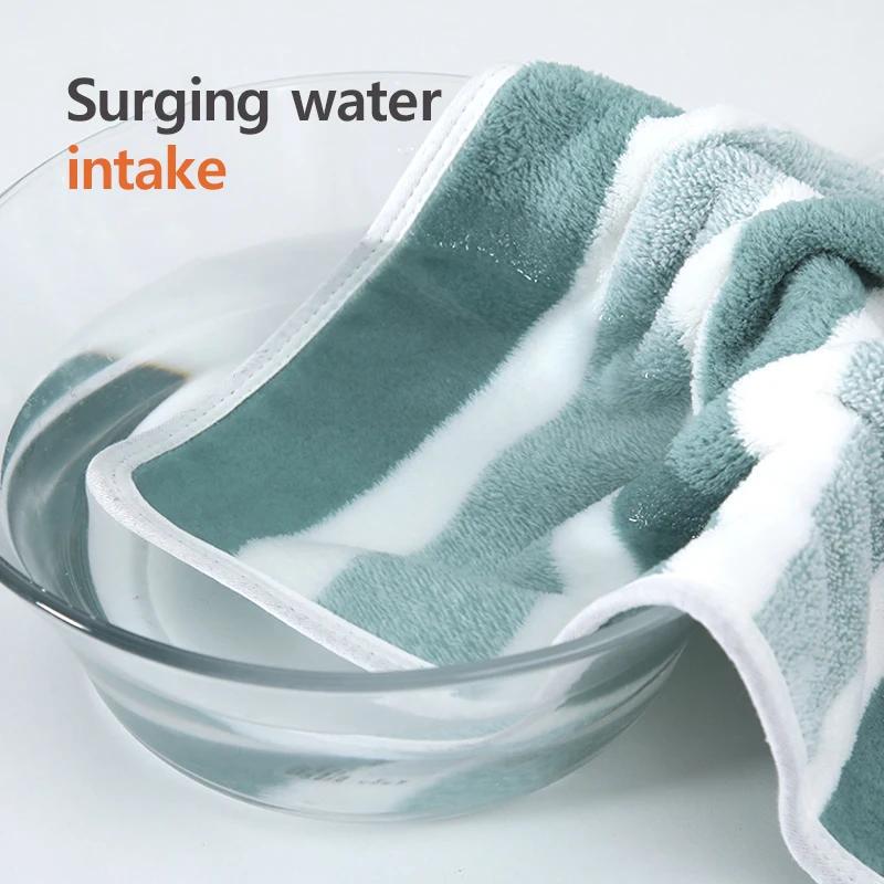 35*75cm/70*140cm Grey/Green microfiber hotel towel set Absorbent soft beach Towel thickened towel set Bathroom cleaning product