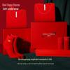 Men's Pure Cotton Lucky Red Thermal Underwear Gift Set