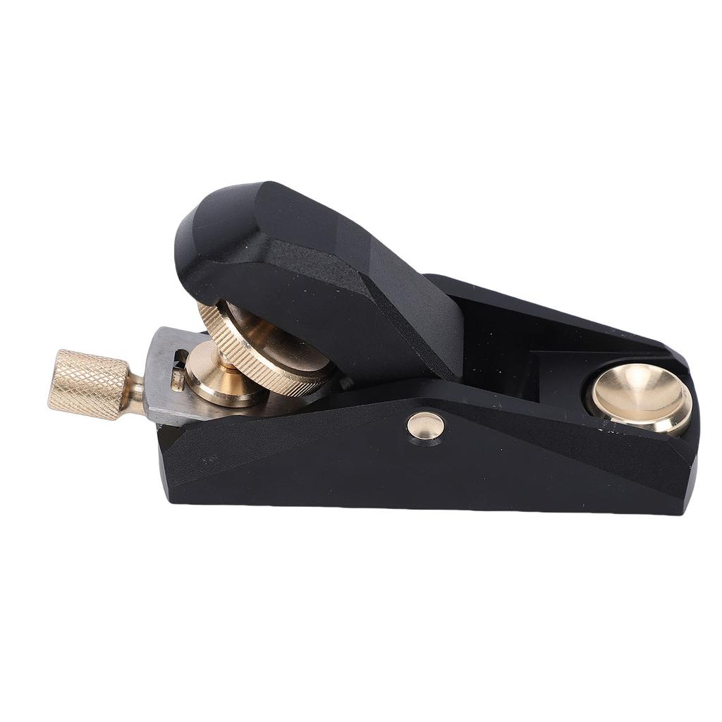 Low Angle Block Plane 33 Degree Hand Planer for Fine Woodworking Miniature Model Leather Making Black
