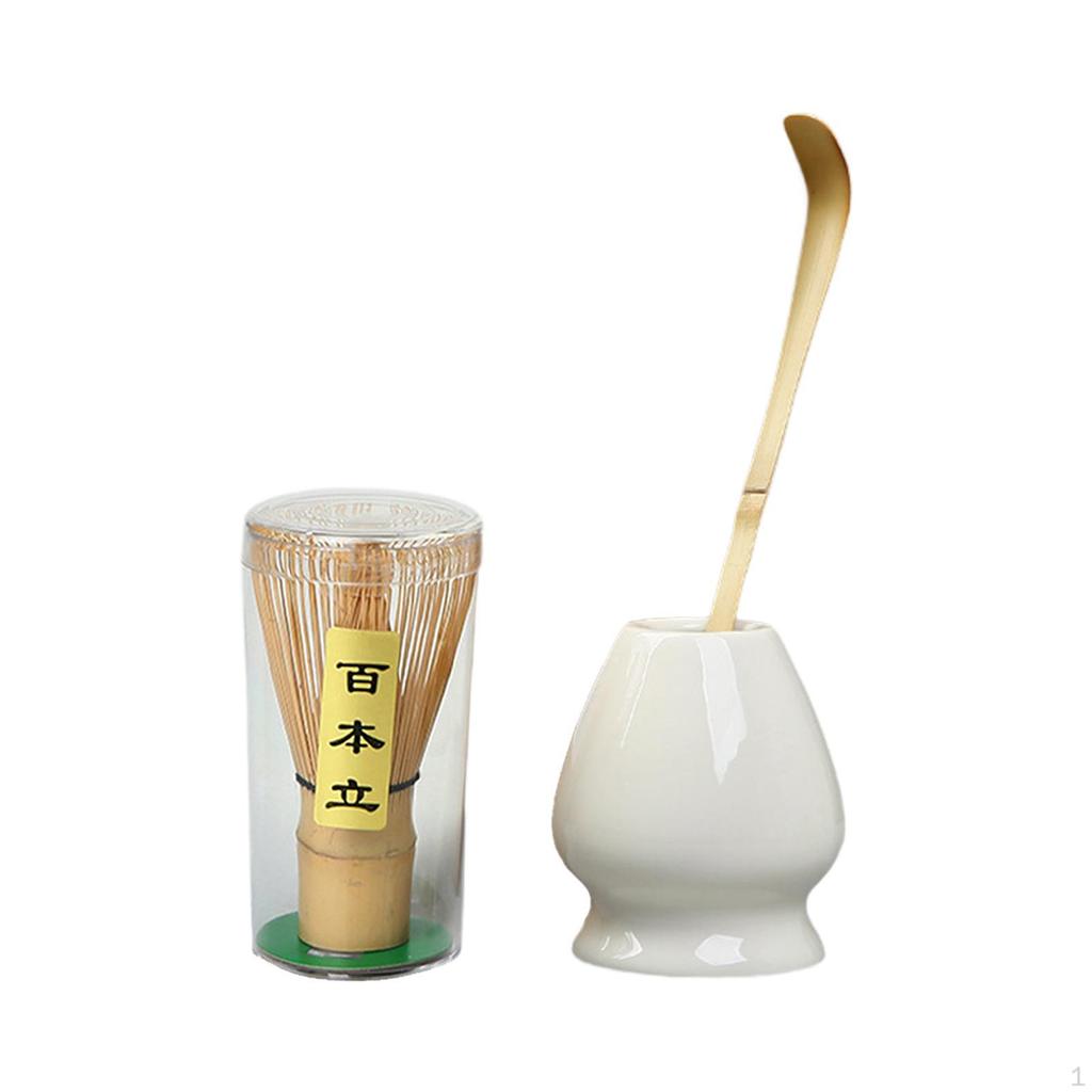 Japanskt Matcha-set Moderna teverktyg Tillbehör Bambuvisp, Keramisk visp