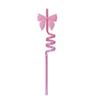 8pcs Shimmer Effect Glitter Spiral Straws Colorful Sparkle Sparkle Straws  Themed Events