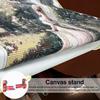 Clamp-On Canvas Holder Diamond Art Canvas Roller with Adjustable Table Clamp Art Paper Roll Holder for Diamond Art Projects