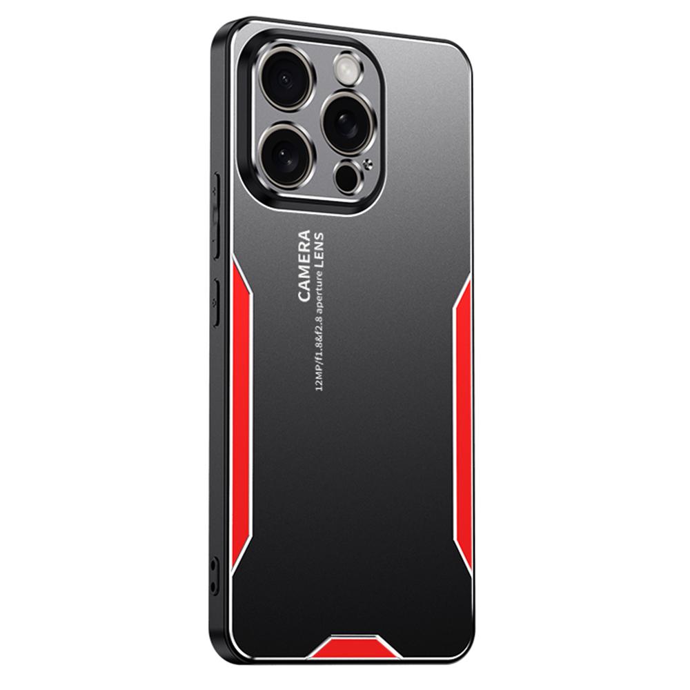 For iPhone 16 Pro Max Phone Case Aluminium Alloy TPU PC Back Cover