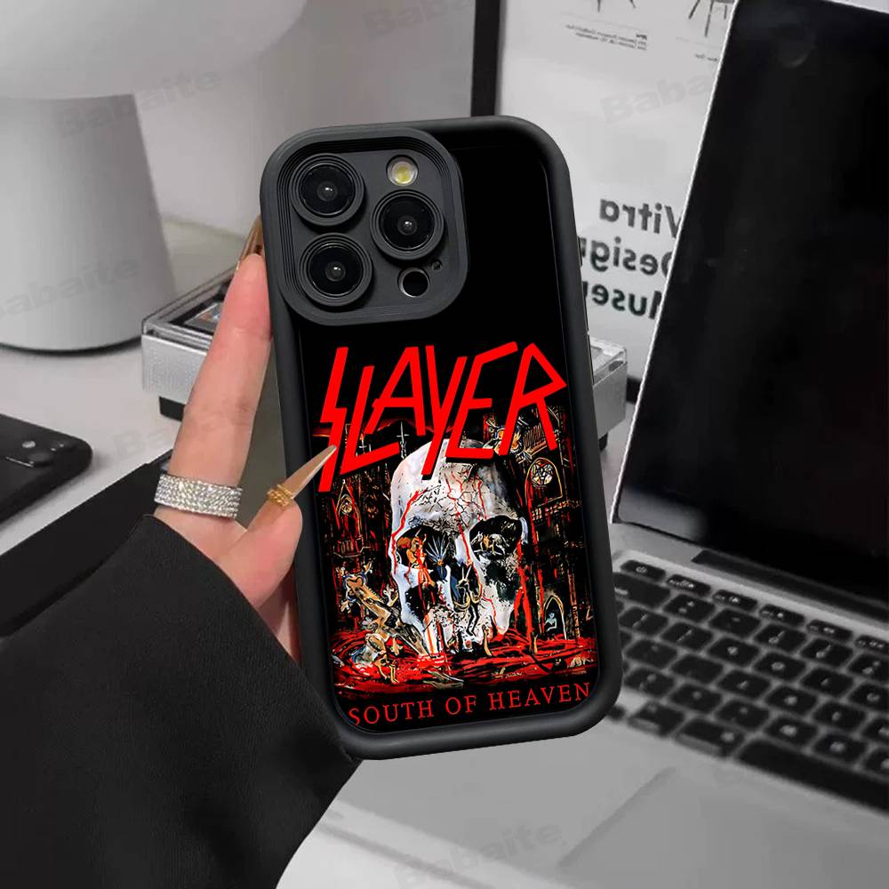 S-Slayers Band Phone Case For IPhone 17 16 15 14 13 12 11 Pro Max Anti Drop Soft Cover