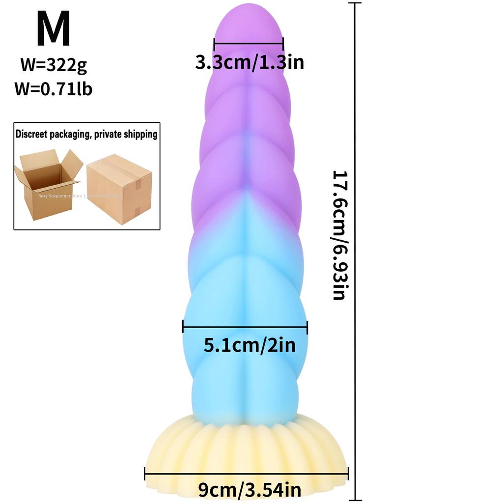 NEW Luminous Anal Plug Female Masturbator Expansion Anal Dildos for Women Soft Silicone Butt Plug Gay Sex Toys Prostate Massager