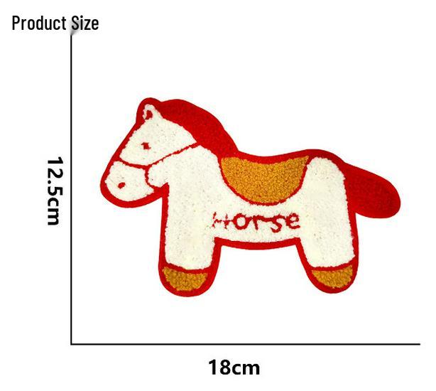 Cartoon Pony Embroidered Cloth Stickers for DIY Children s Clothing & Bags