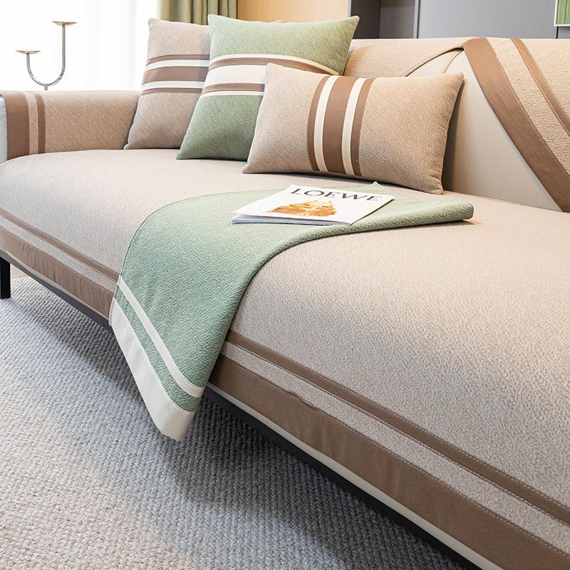 Chenille Sofa Cushion New Four Seasons Universal Non-slip Cushion Modern Simple Sofa Cover Cover Cloth Towel