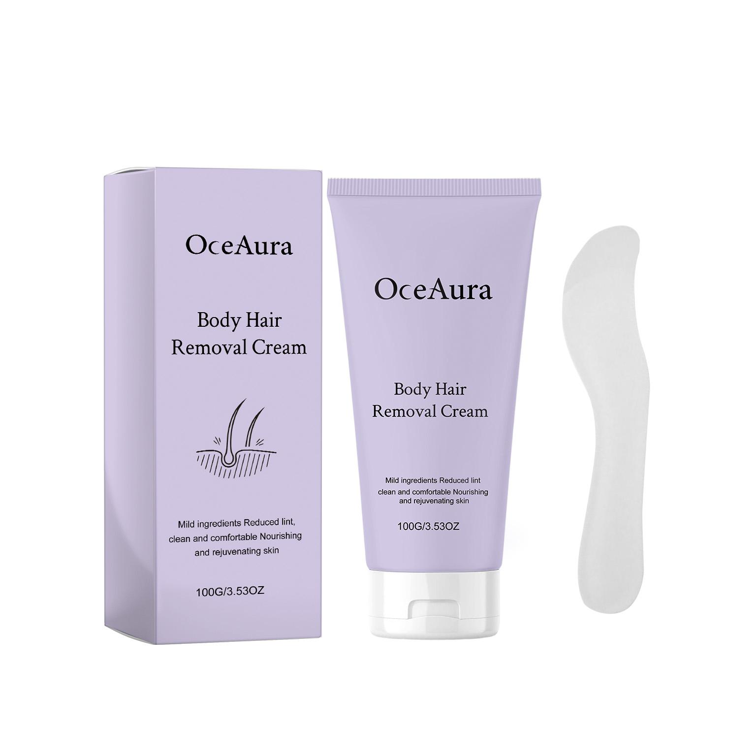 

Gentle Body Hair Removal Cream | Full-Body Depilatory for Underarms & Legs | Refreshing & Suitable for Men & Women 100g