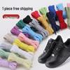 Colorful Flat Shoelaces - Free Shipping - Universal Fit for Air Force, Skate, Vans - One Pair (White/Black)