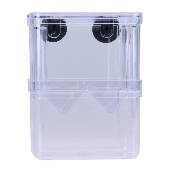 Acrylic Transparent Double Layer Aquarium Fish Breeding Isolation Box Incubator