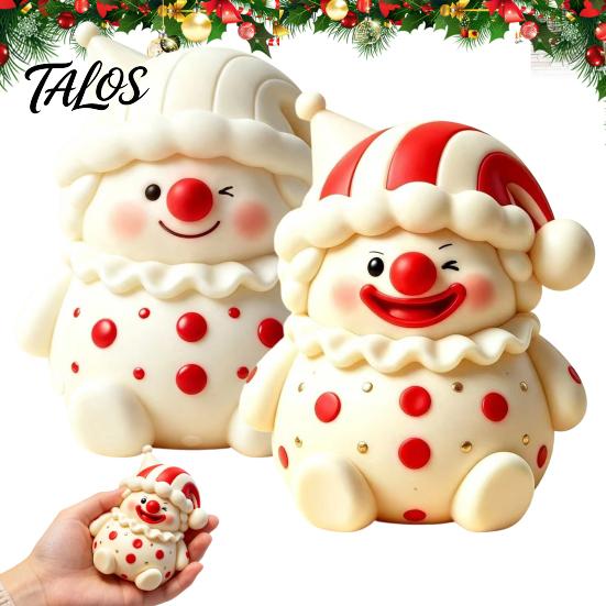 Clown Fidget Toy 1/2Pcs Cartoon Stress Relief Toy, Slow Rebound Squeeze Anxiety Reduction Ball for Desktop Decoration