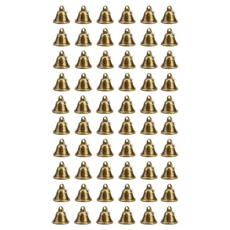 38mm Metal Trumpet Bells With Spring Hook For Easy Attachment Clarity Sound Durable Iron Crafted For Pet Training Craft Decor