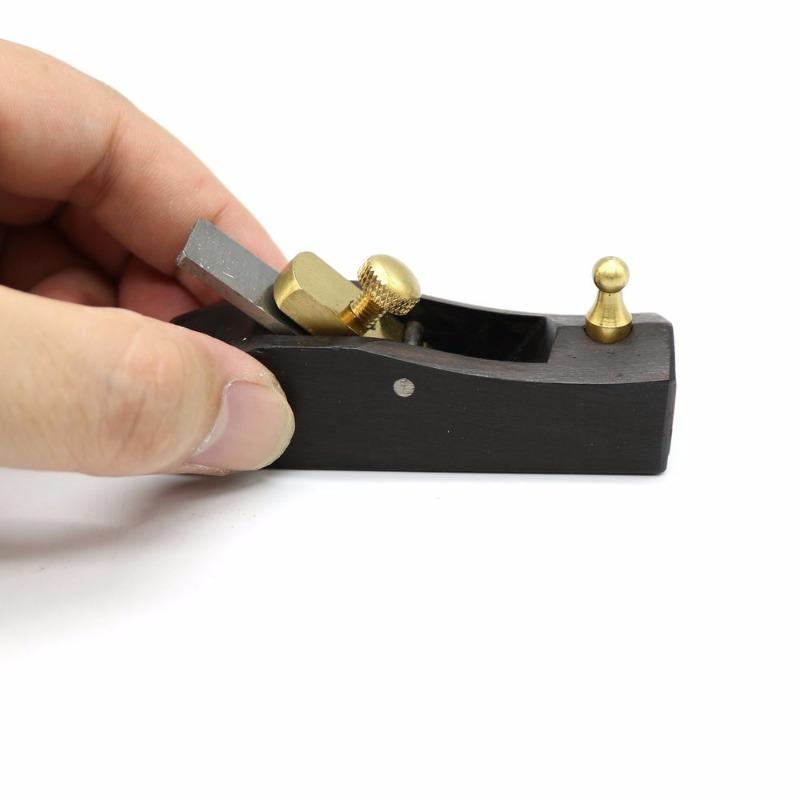 1Pc DIY Mini Hand Planes Carpentry Carpenter Ebony Joinery Woodwork Tools Hand Planer