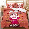 Dinosaur Duvet Covers Pillowcases Set Polyester Lovely Pattern 3D Cartoon Quilt Cover Custom Bedding Set Queen Size