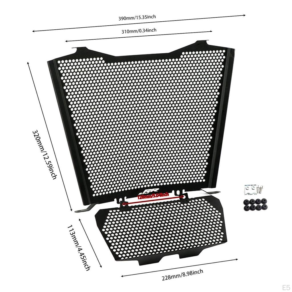 Engine Water Tank Shield Cover Grille Guard for BMW S1000 R 21-23