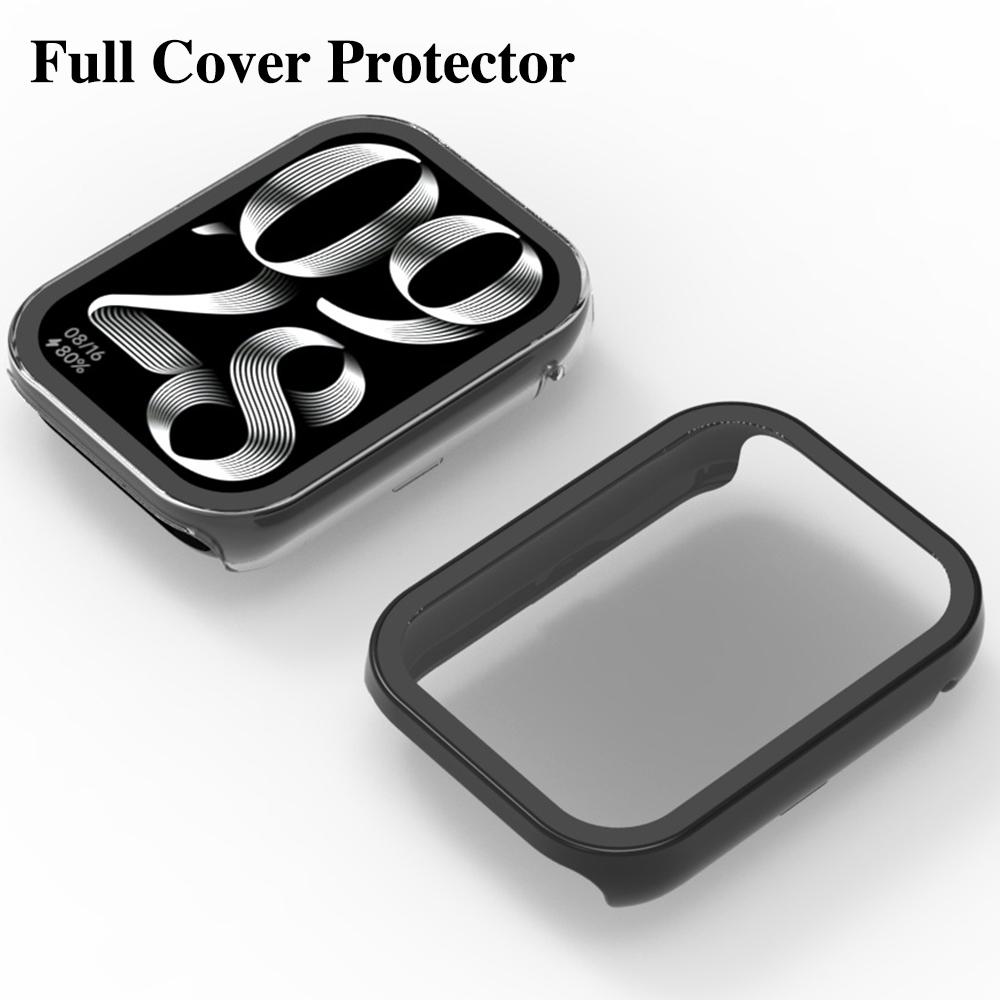 PC Case + Tempered Glass for Xiaomi Mi Band 8 Pro Screen Protector Anti-scratch Film & Bumper Protective Hard Cover Accessories